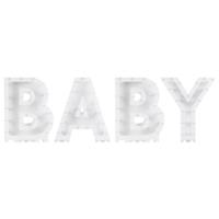 Baby Balloon Mosaic Stand