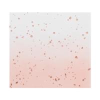 Ombre Rose Gold Foiled Napkin