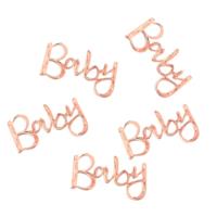 Rose Gold Baby Table Confetti