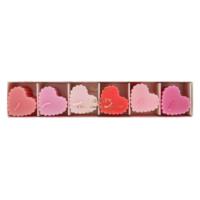 Meri Meri x Liberty Scalloped Heart Candles
