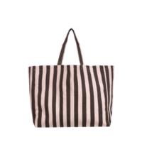 Cotton Striped Beach Bag