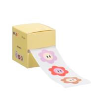 Ole Anne Pascal Flower Face Stickers Roll