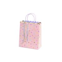 Star Print Pink Gift Bags