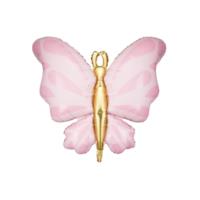 Pink Butterfly Foil Balloon