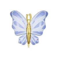 Blue Butterfly Foil Balloon