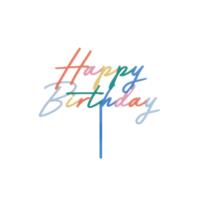Happy Birthday Cake Topper