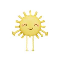 Walking Sun Foil Balloon