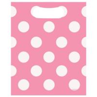 Hot Pink Polka Party Loot Bags