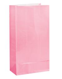 Paper Bags Light Pink 12Pack