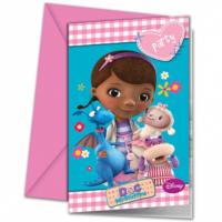 Doc McStuffins Invitation Cards