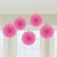 Mini Pink Hanging Fans