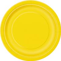 Sunflower Yellow Round Plate 9