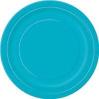Caribbean Teal Round Plate 9