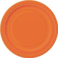 Pumpkin Orange Round Plate 9