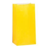 Sunny Yellow Paper Party Bags