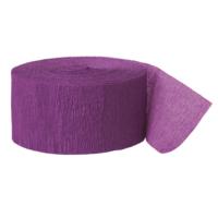 Purple Crepe Streamer