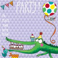 Party Invite Crocodile