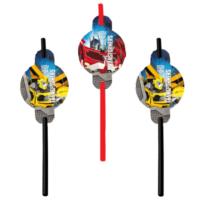 Transformers Party Straws