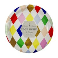 Toot Sweet Harlequin Large Plate
