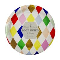 Toot Sweet Harlequin Large Plate