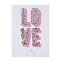 Glitter Love Stickers