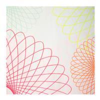 Toot Sweet Neon Spiro Large Napkin