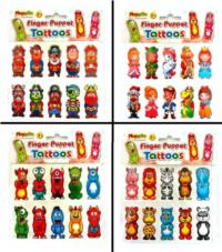 Finger Puppet Tattoos