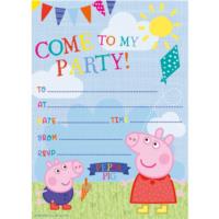 Peppa & George Party Invites