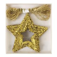 Glitter Stars Mini Garland