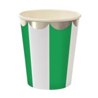 Green Stripe Cup