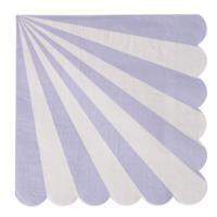 Lavender Striped Large Napkin