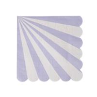 Lavender Striped Small Napkin