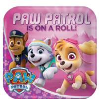 Pink Paw Patrol Plates