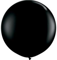 Round Onyx Black Balloon 36