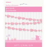 Pink Baby Bootie Garland