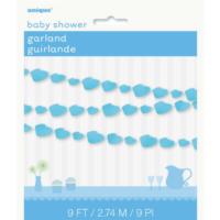 Blue Baby Bootie Garland