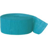 Teal Crepe Streamer