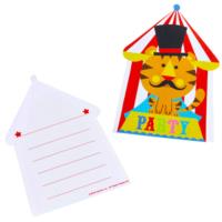 Circus Invitations and Envelopes