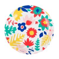 Tropical Flowers Plate