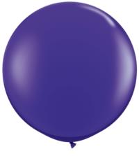 Round Quartz Purple Balloon 36