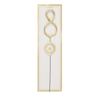 Gold Sparkler Candle - Number 8