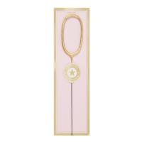 Gold Sparkler Candle - Number 0