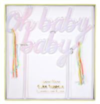 Oh Baby Baby Acrylic Topper