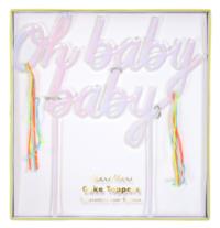 Oh Baby Baby Acrylic Topper