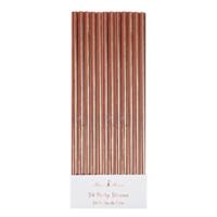 Rose Gold Foil Party Straws