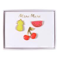 Fruit Enamel Pins