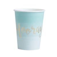 Mint Green Ombre Cups