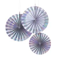 Iridescent Party - Fan Decorations