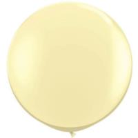 Round Ivory Silk Balloon 36