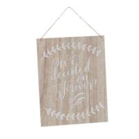 We Decided On Forever Wooden Sign